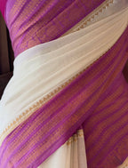 Sharda - 120 Mul Mul Handloom Cotton Saree