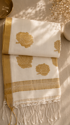 Suvarna - Handwoven Handloom Soft Cotton Saree