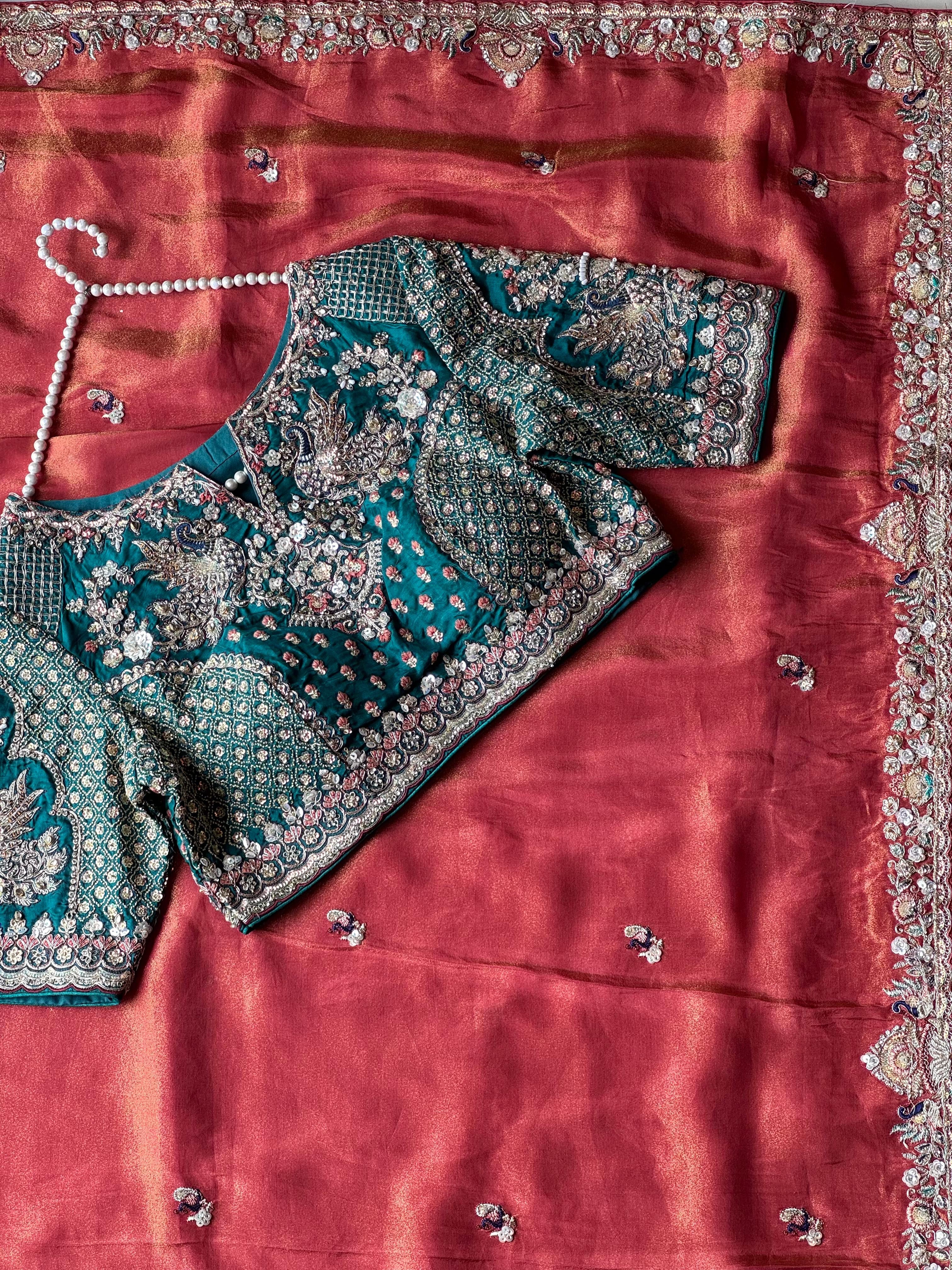 Najma - Tissue Silk Cocktail Saree