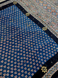 Jasmin | Handcrafted Ajrakh Couture Saree