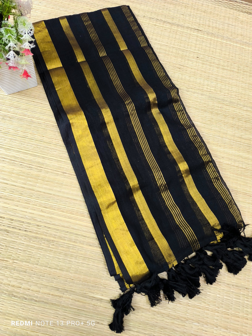 Shobha - 120 Mul Mul Handloom Cotton Saree