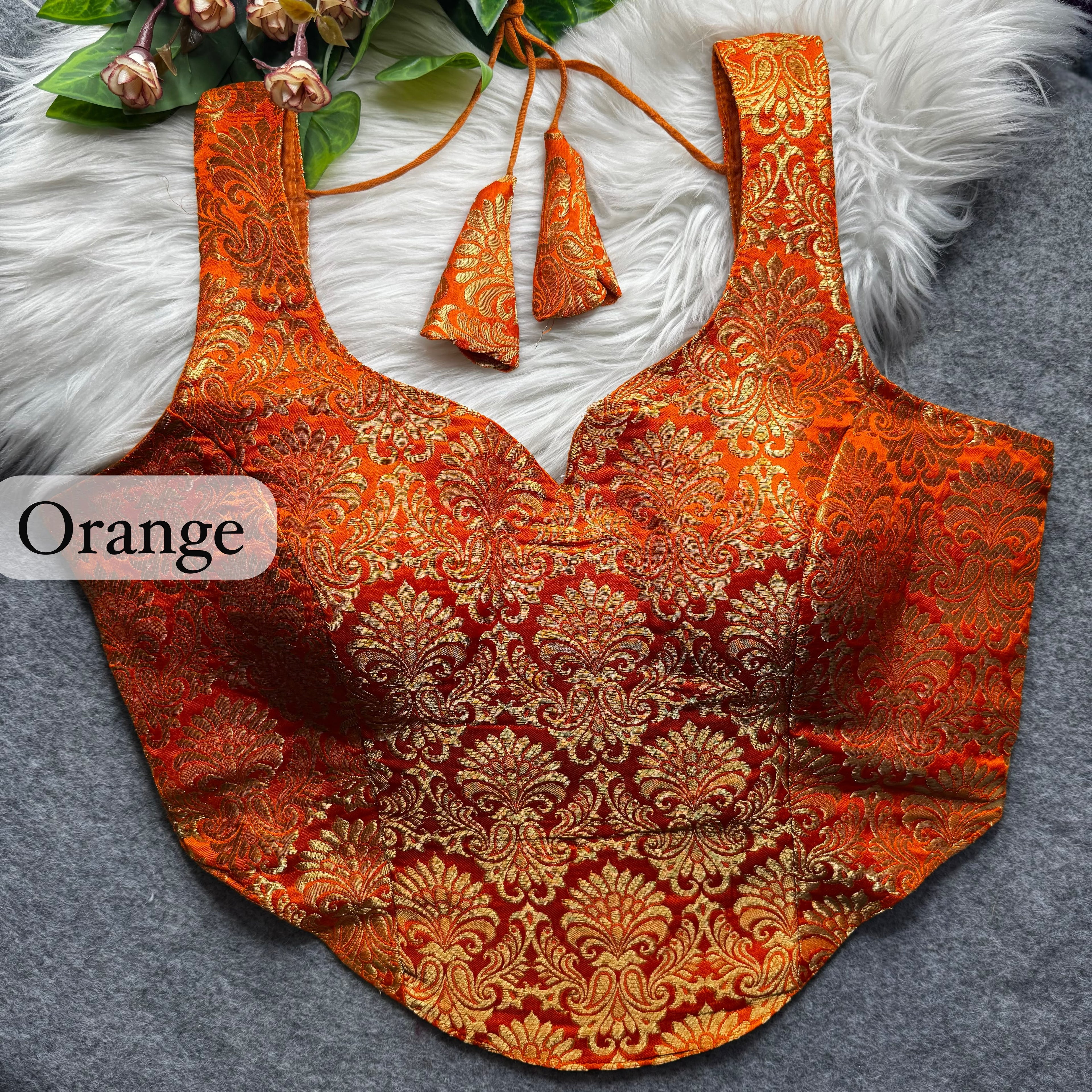 Dolly - Banarasi silk Padded Blouse