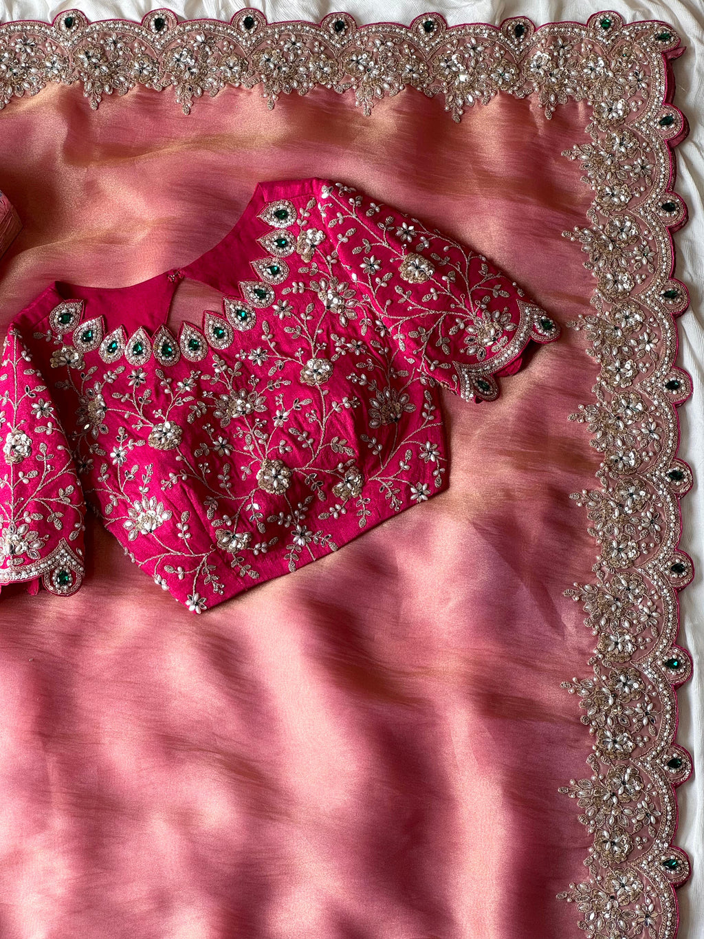 Anoushka - Designer Tissue Saree
