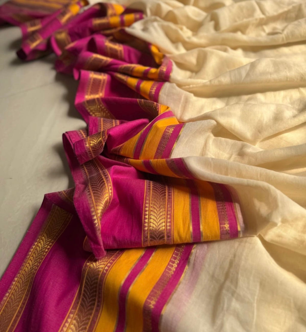 Mridula - Mul Mul Cotton Saree