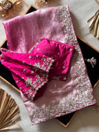 Adhara - Crush Crepe Designer Saree