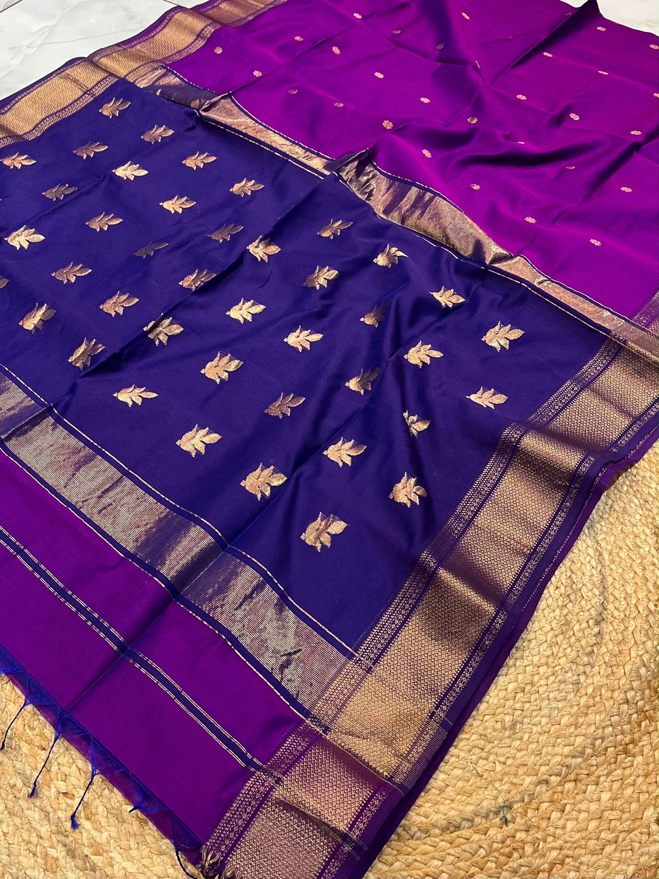 Kushala - Pure Maheswari Silk Saree