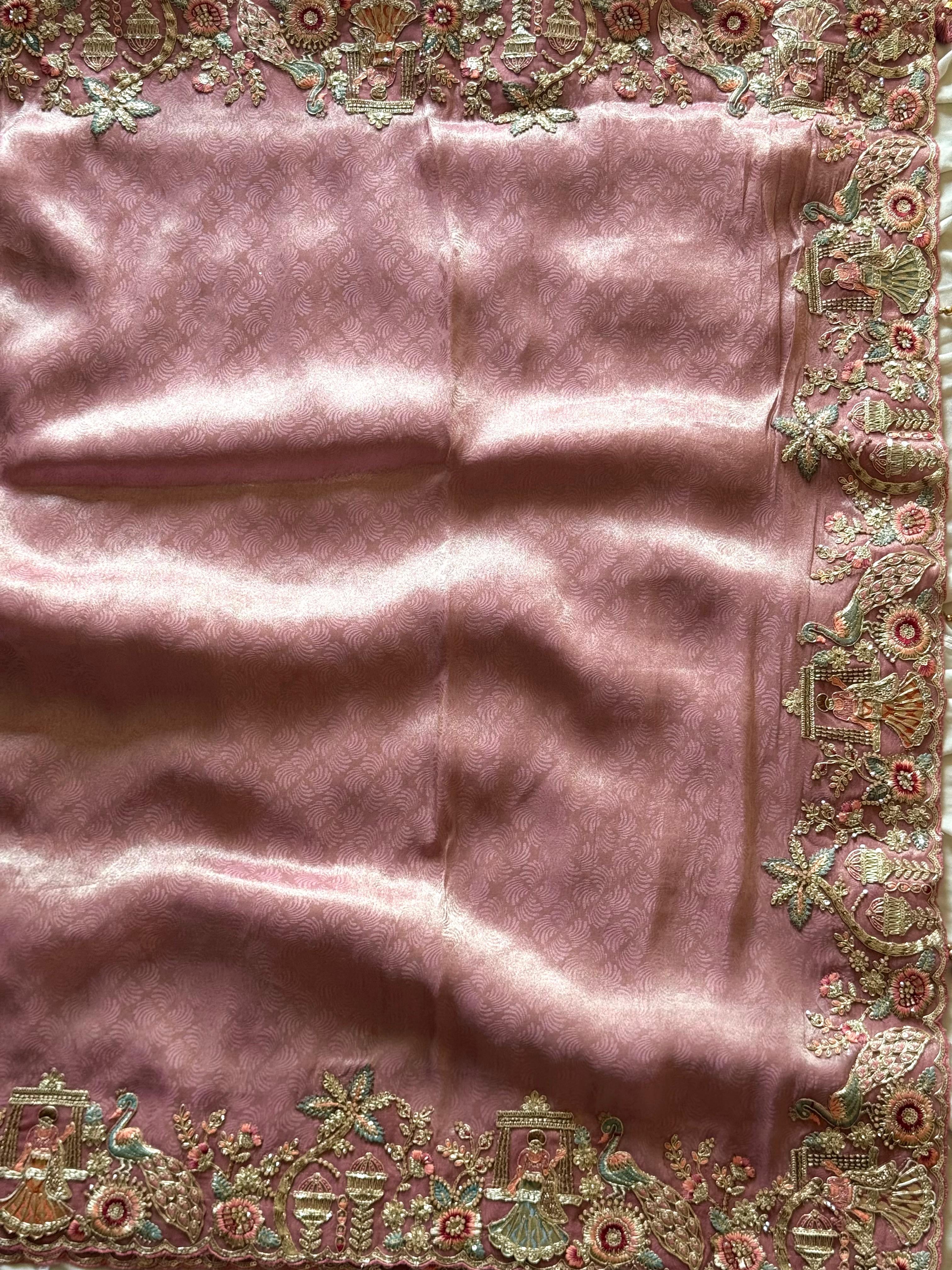 Rashmika - Designer Handwork Saree