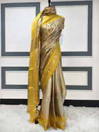 Dhwani -  Pure Banarasi Tissue Silk Saree