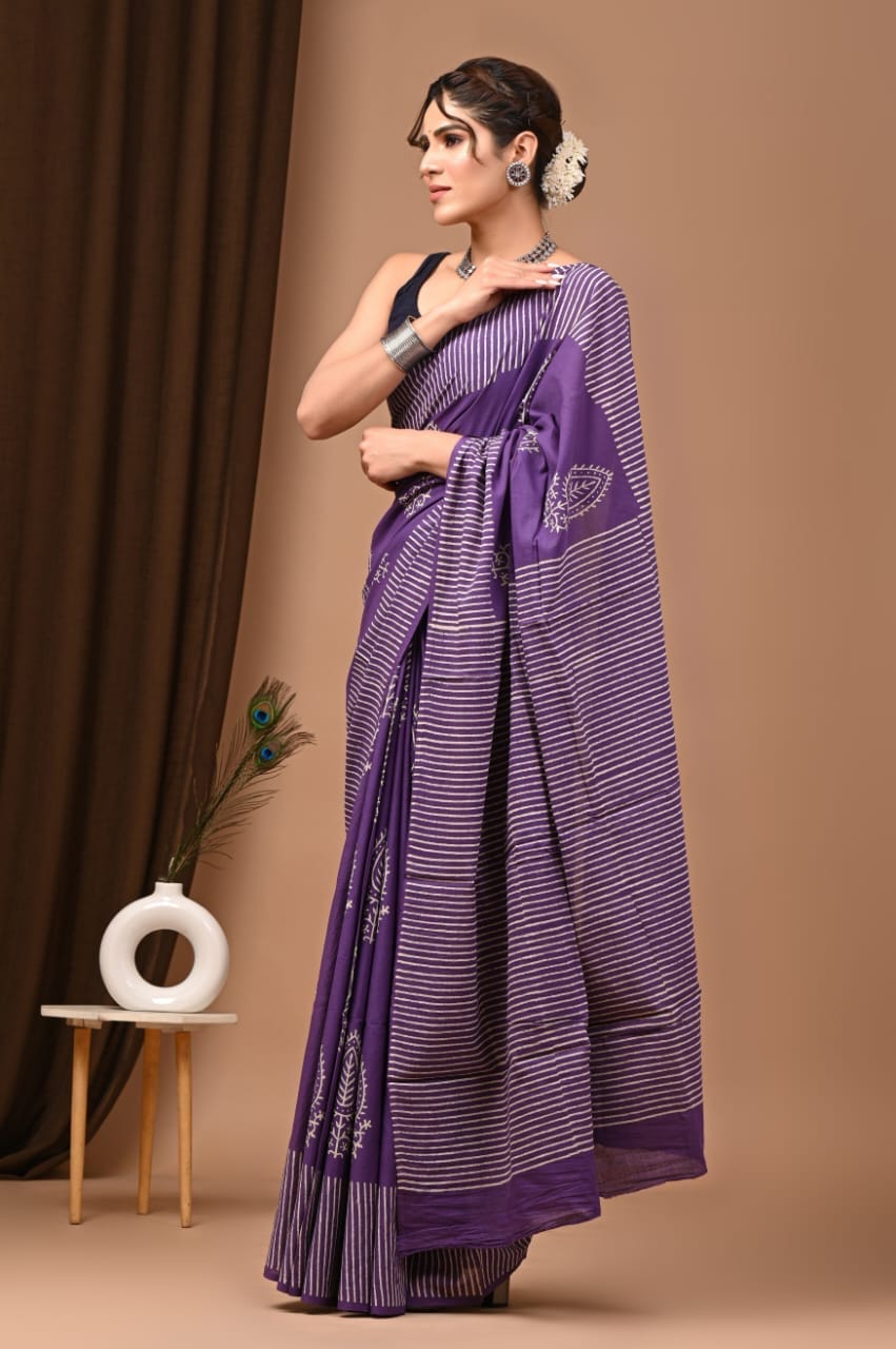 Tira - Premium Cotton Mulmul Saree