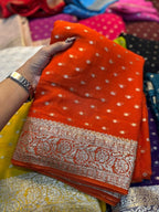 Medha - Premium Viscose Georgette Saree