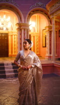 Ishita - Pure Brocade Tissue Silk Saree