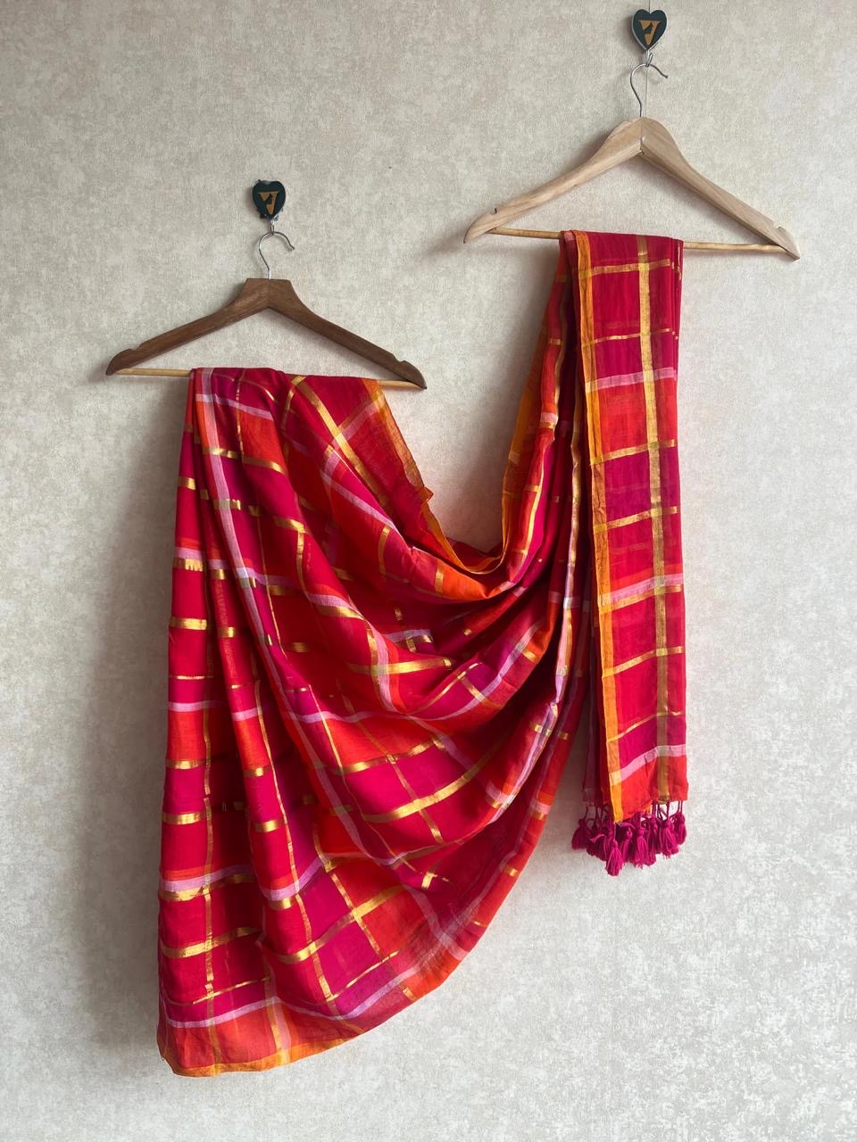Shamna - Mul mul Cotton Saree
