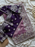 Manisha - Pure Tissue Handwork Saree
