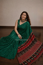 Nashna  - Pure Modal Ajrakh saree