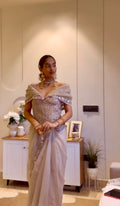 Raha – Tissue Silk Saree with handwork