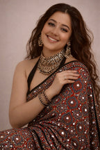 Tachi - Pure Modal Ajrakh saree