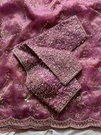 Avtara - Designer Tissue Crepe Saree