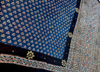 Jasmin | Handcrafted Ajrakh Couture Saree