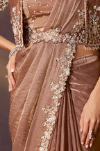 Shaya - Designer Satin Saree
