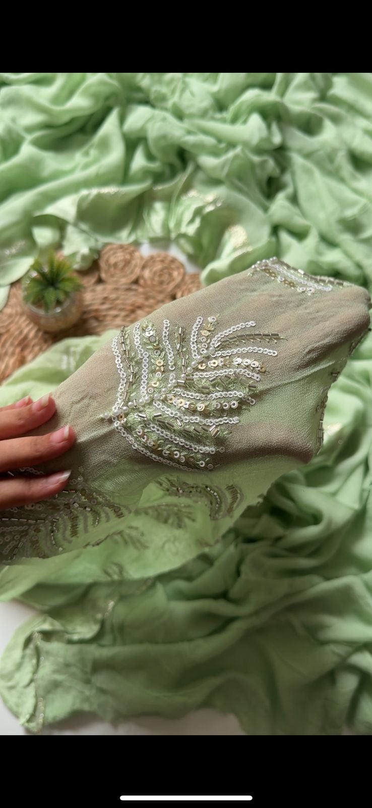 Maya - Viscose Georgette Saree