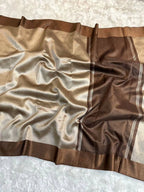 Gulabi - Glass Tissue Silk Saree