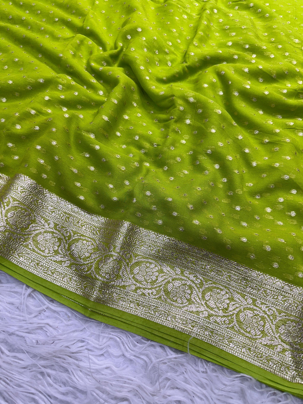Zara - Viscose Georgette Saree