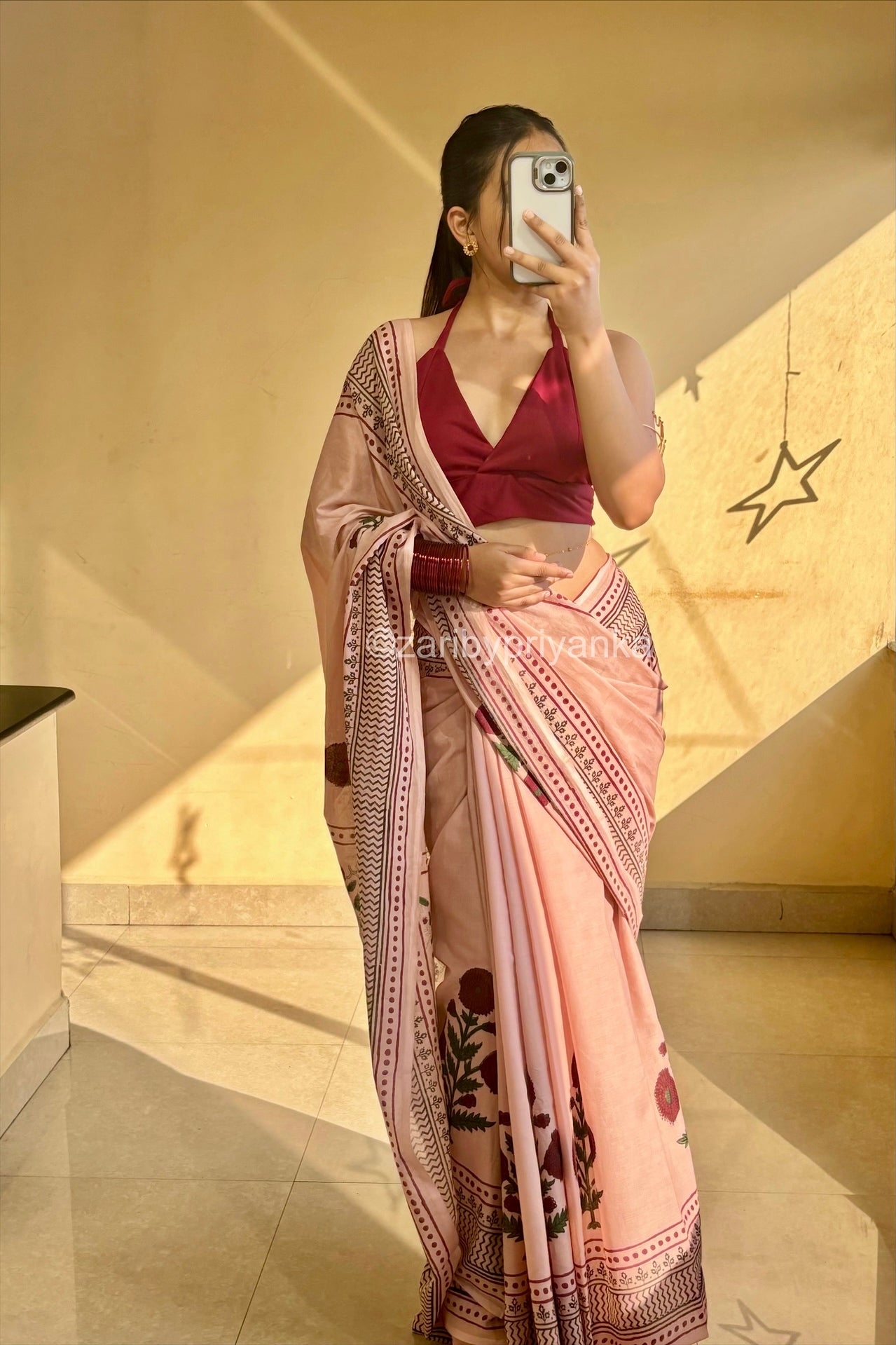 Malaika - Premium Cotton Mulmul Saree
