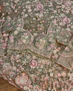 Sristi - Designer Heavy Net Handwork Saree