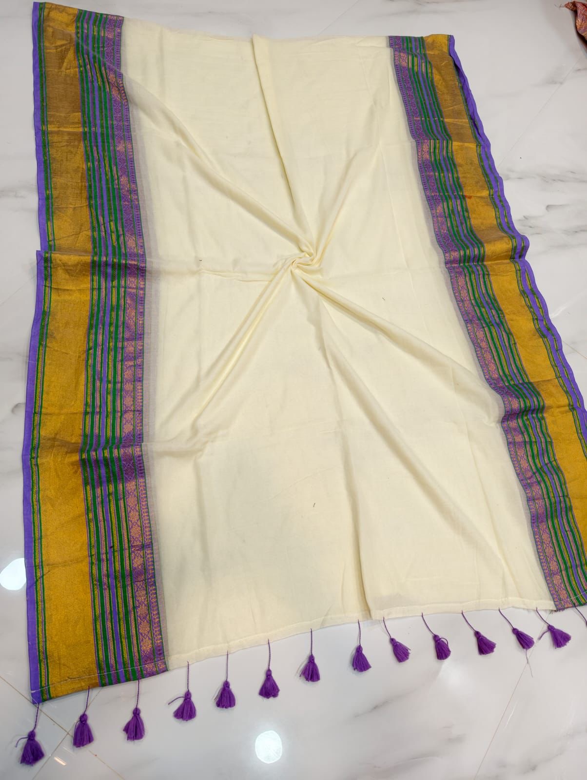 Sobita - 120 Mul Mul Handloom Cotton Saree