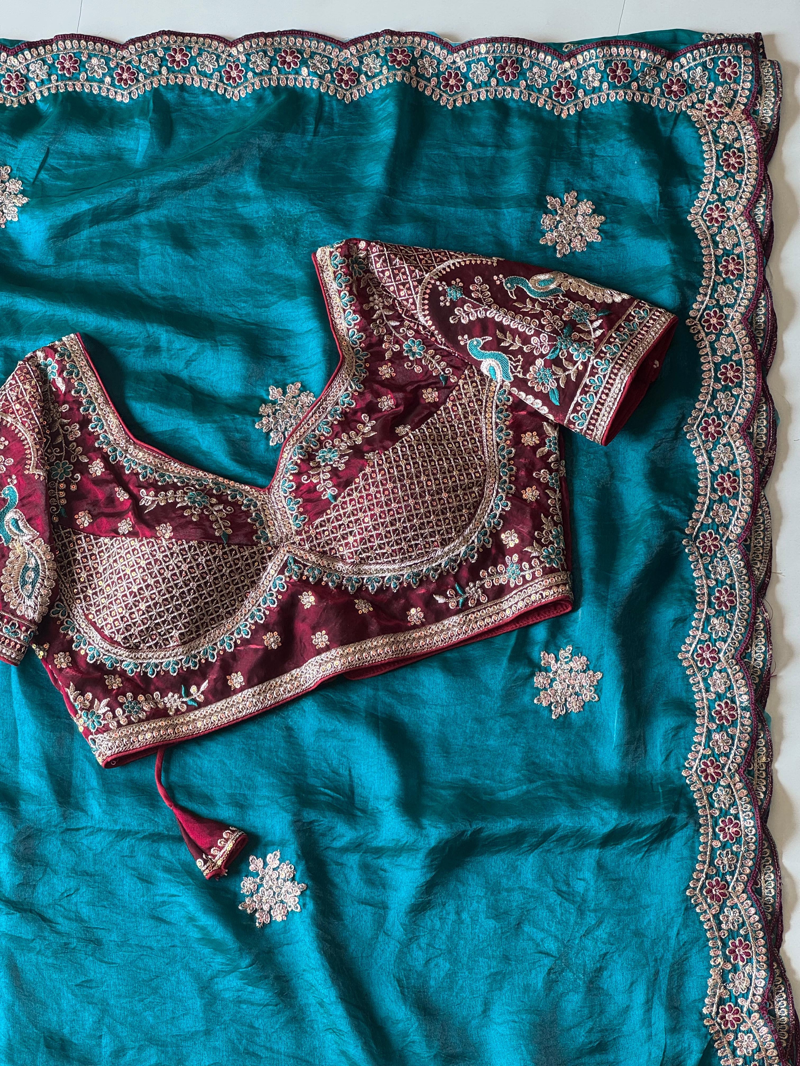 Shreya - Designer Space Silk Saree