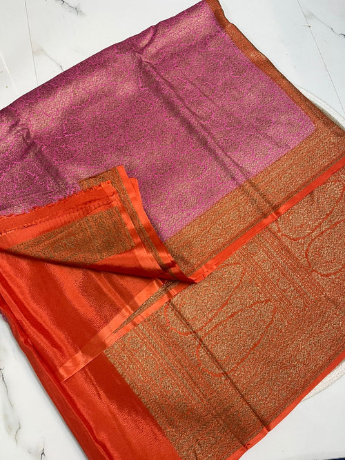 Dhrishti - Pure Crepe Chiffon Silk Saree