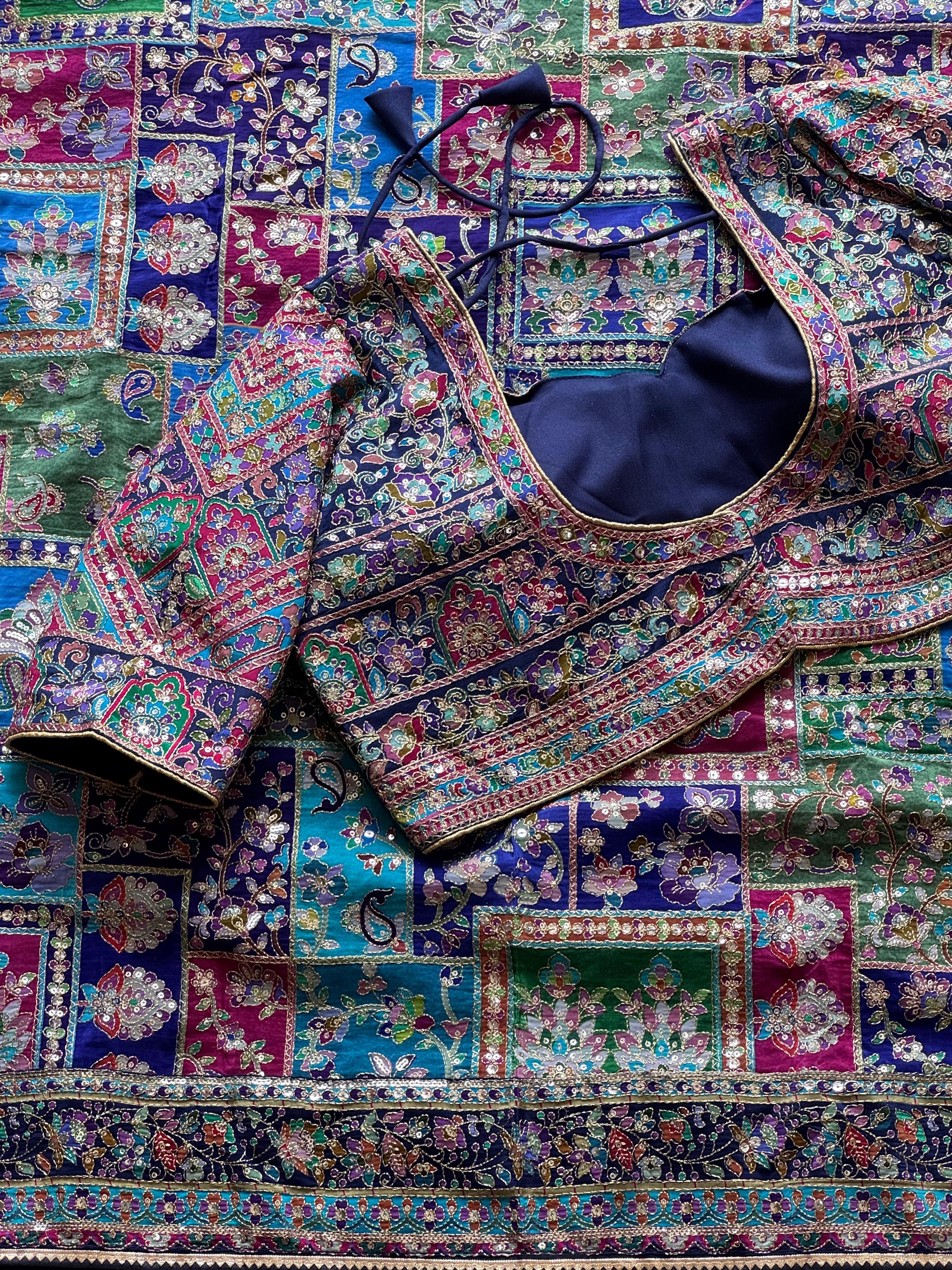 Sakshi- Designer Tissue Crepe Saree