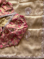 Sandy - Premium Crunchy Tissue Silk Saree