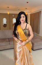 Tritva - Handloom Tissue Silk Saree