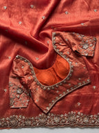 Rahath - Organza Crepe Silk Saree