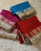 Hanifa - Banarasee Tissue Handwork Saree