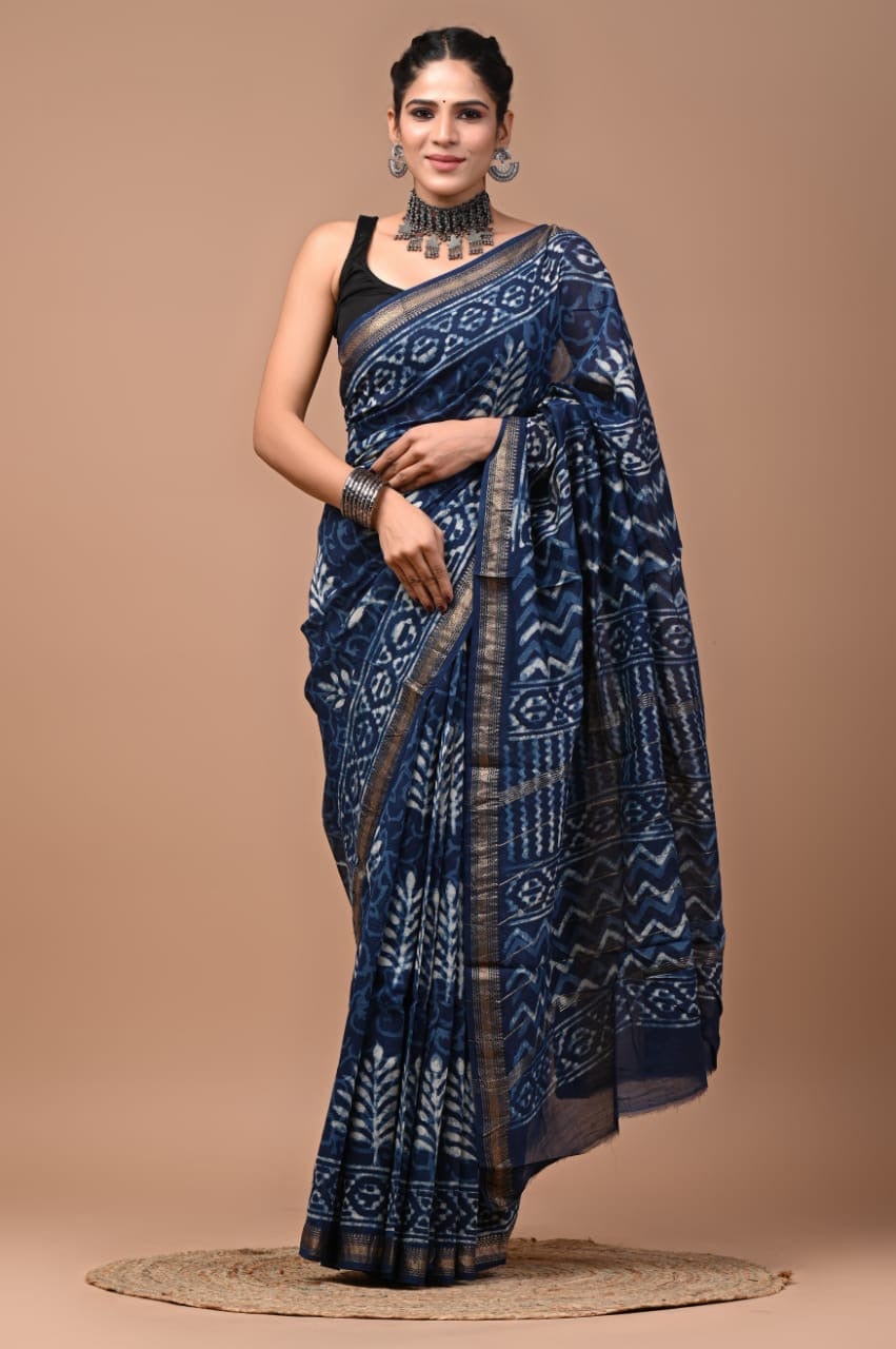 Karishma -  Pure Maheshwari Silk Saree
