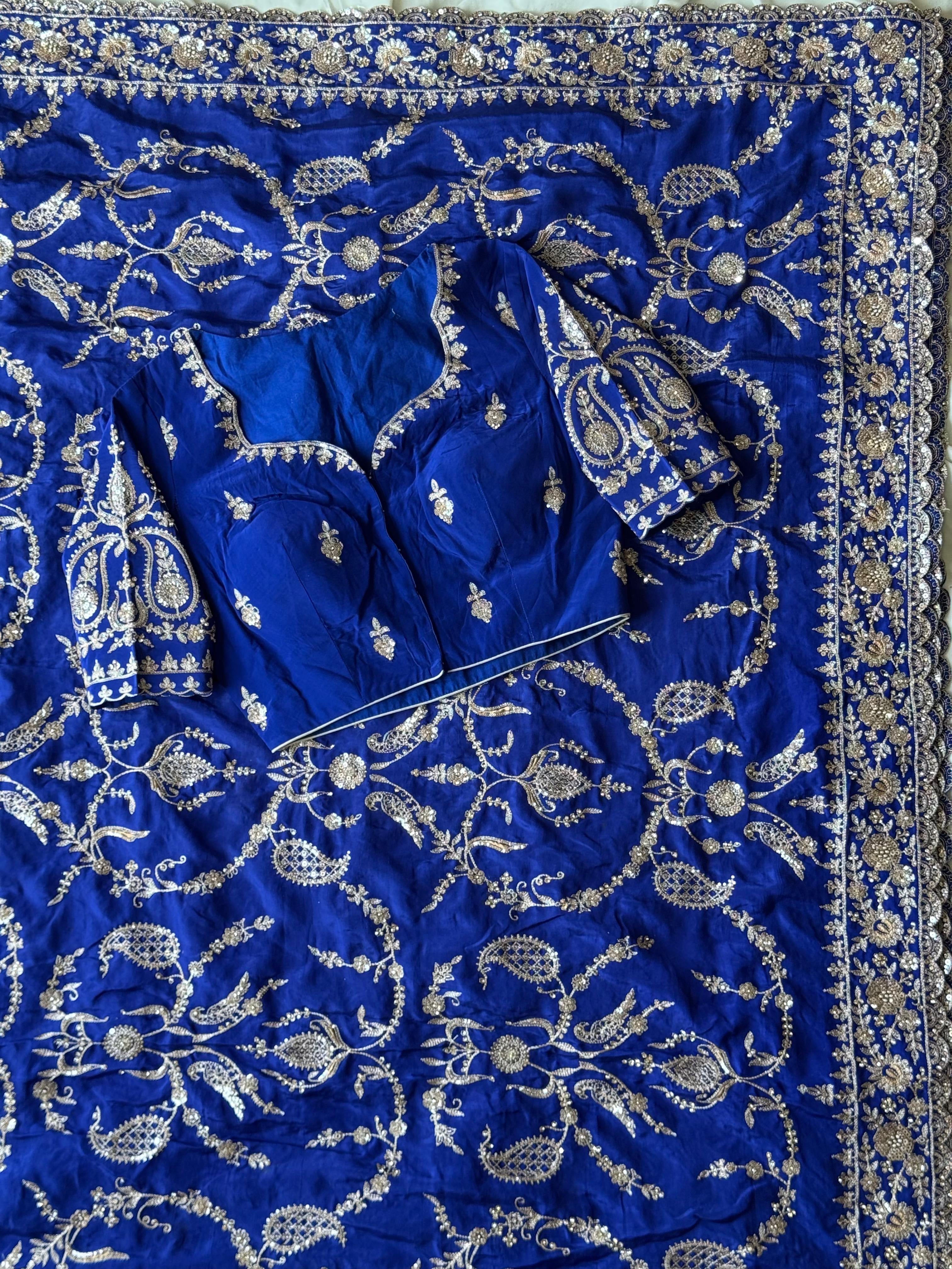Shura - Designer Crepe Silk Saree