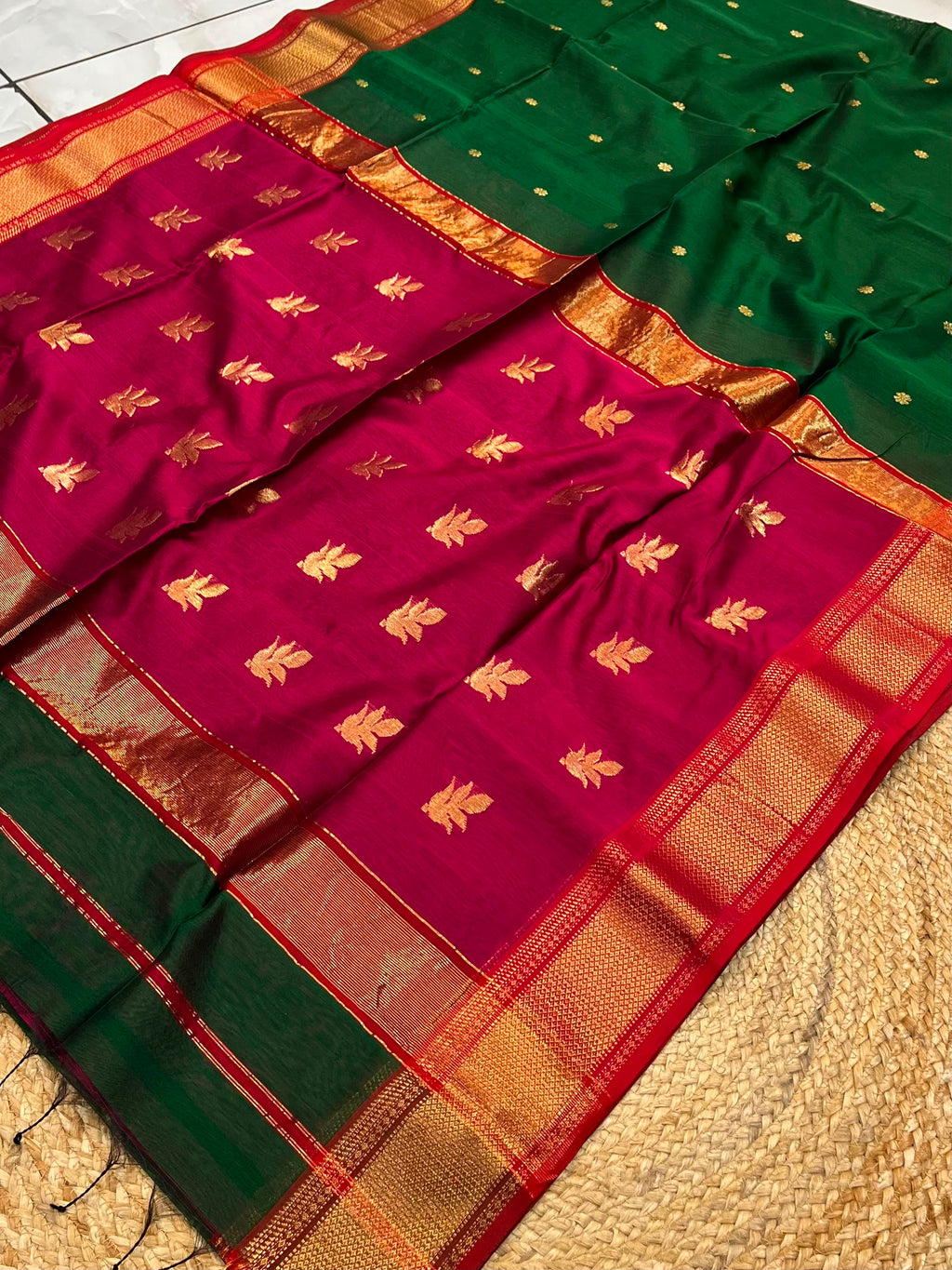 Kushala - Pure Maheswari Silk Saree