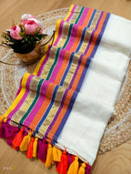 Vaidehi - 120 Mul Mul Handloom Cotton Saree