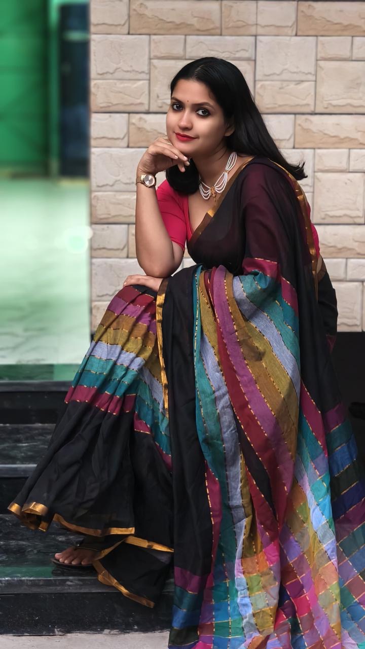 Sanya - Mul mul Cotton Saree