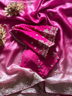 Adhara - Crush Crepe Designer Saree