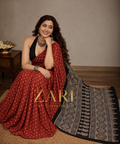 Durga  - Pure Modal Ajrakh saree