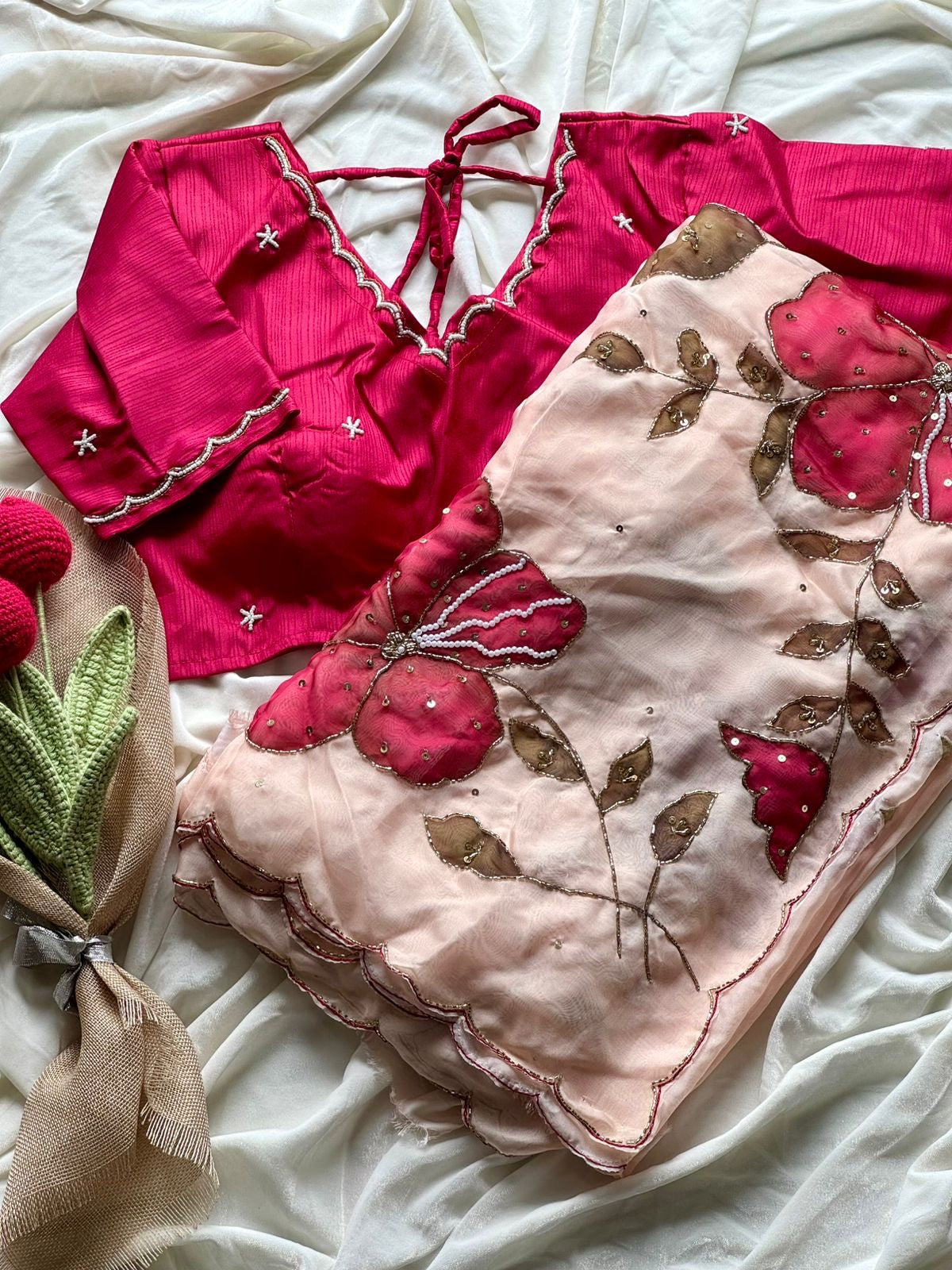 Ruhi - Designer Saree with sequins work