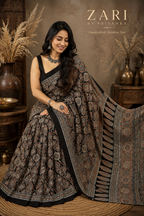Farhana - Pure Modal Ajrakh saree