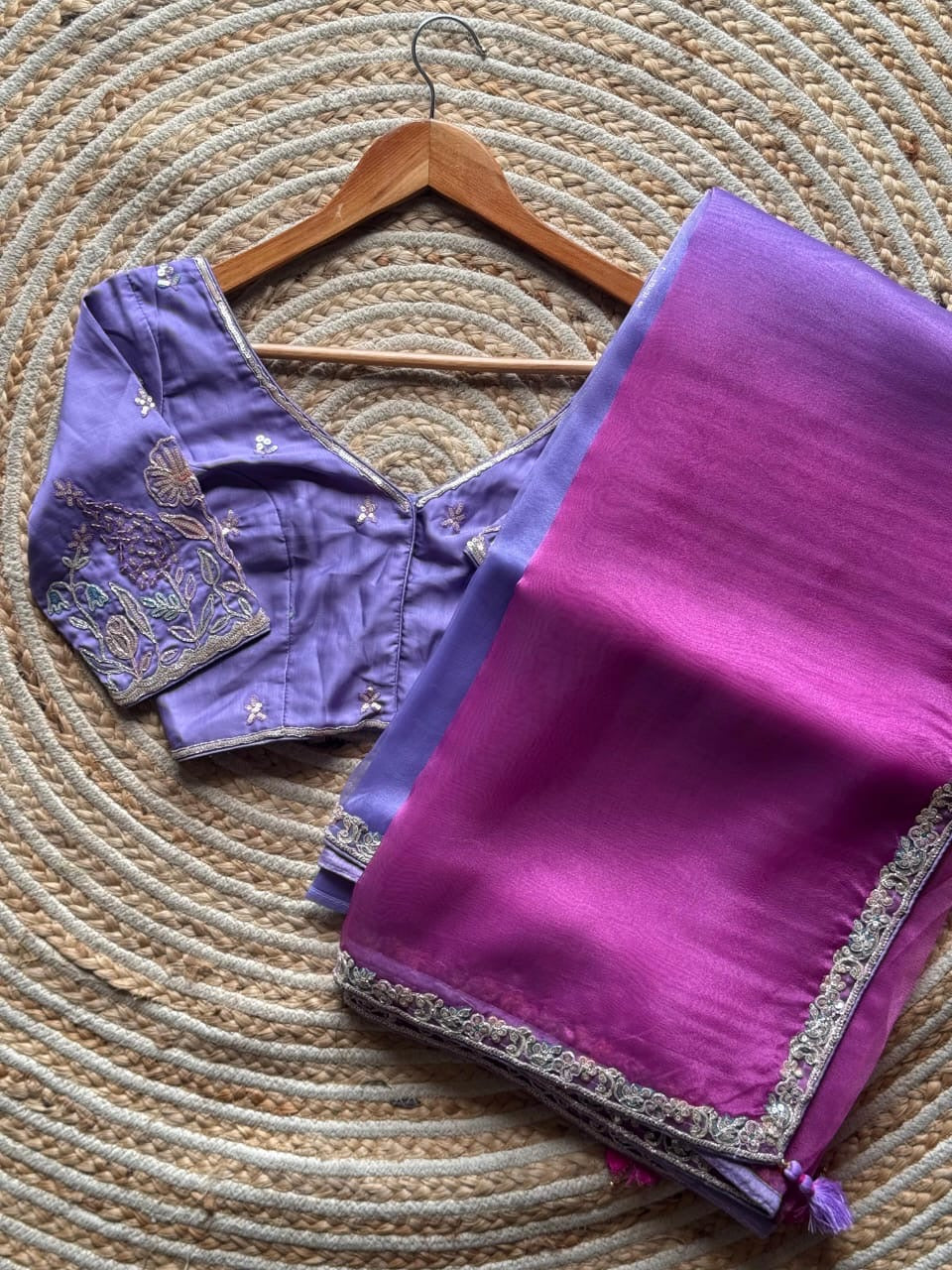 Milu - Organza Designer Saree