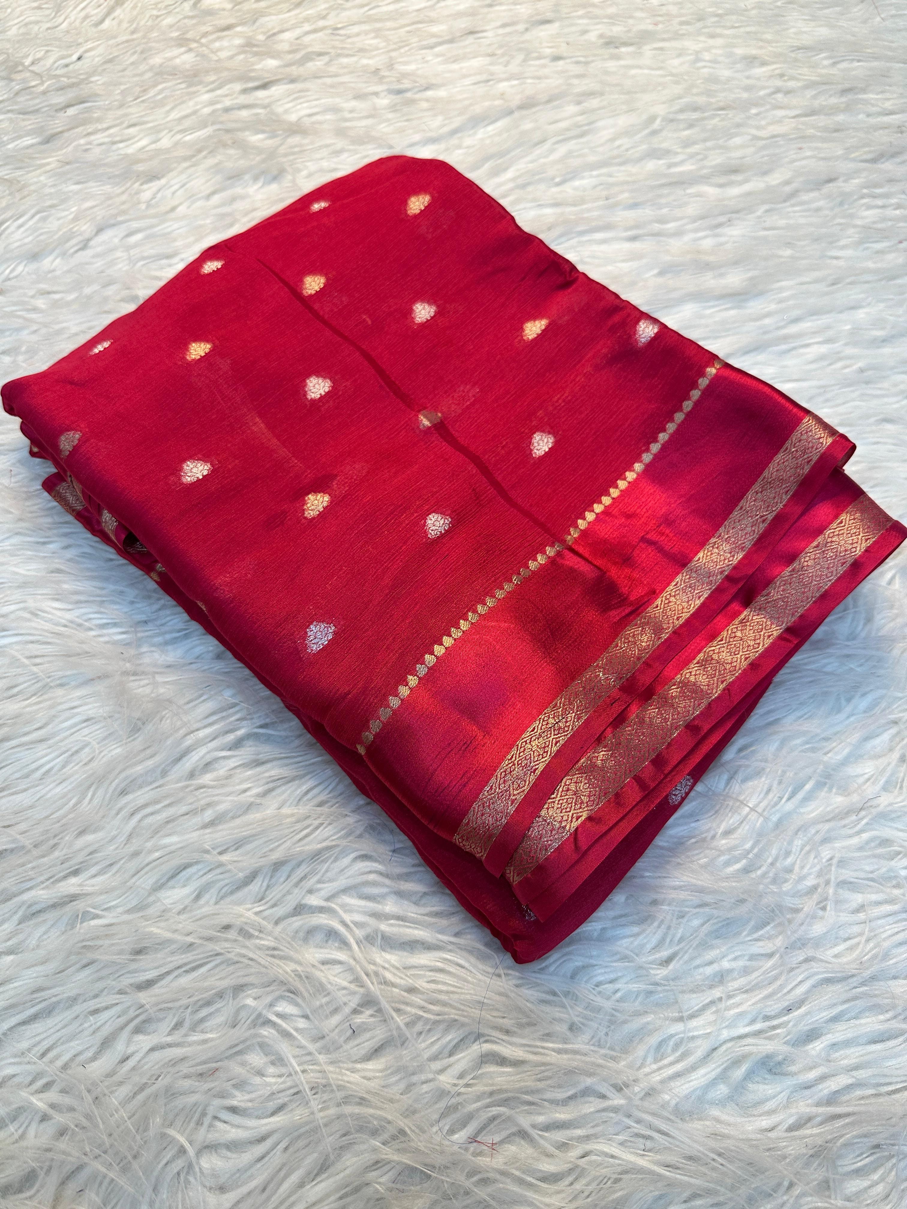 Tarika - Chinon Viscose Silk Saree