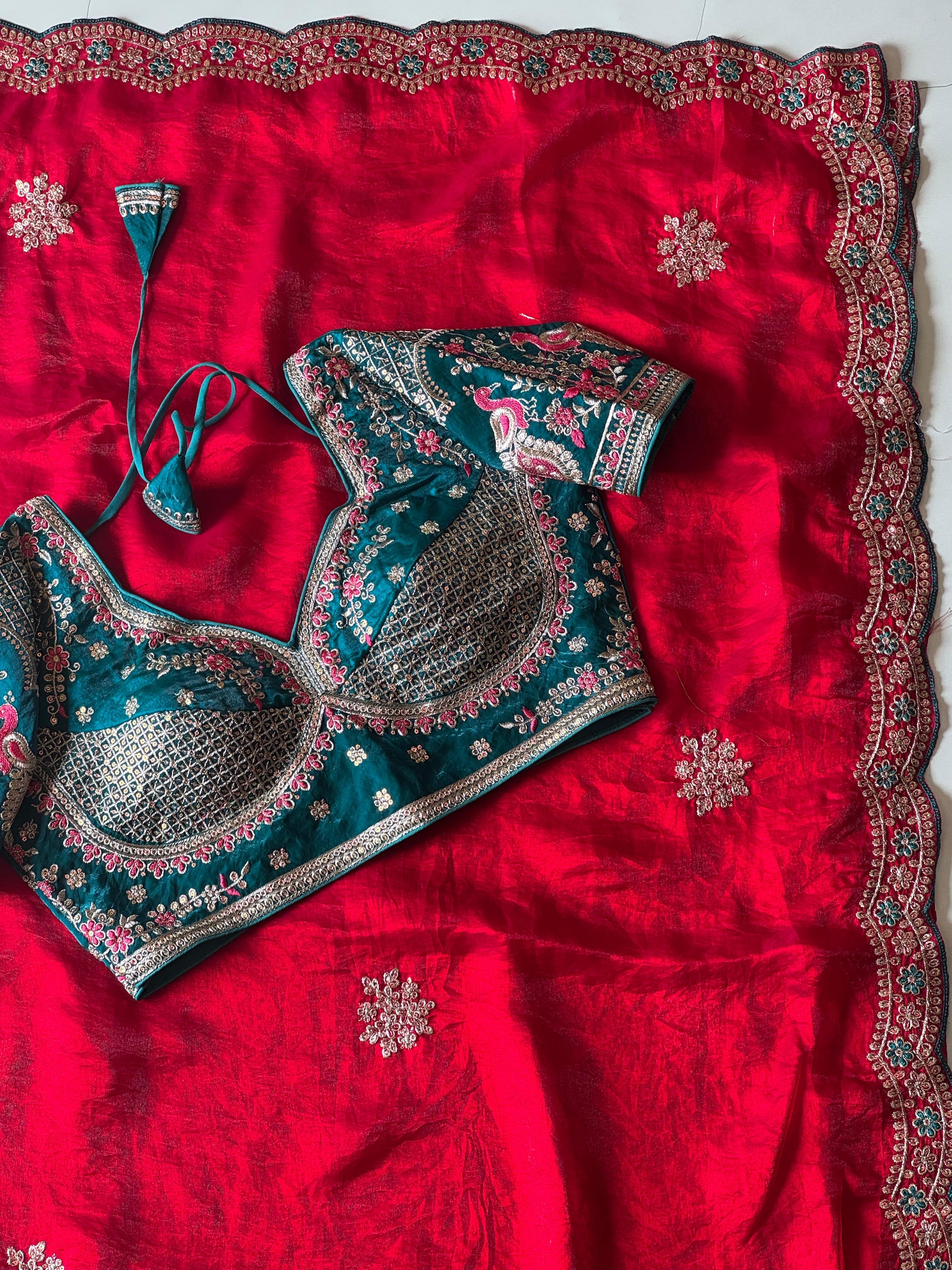 Shreya - Designer Space Silk Saree