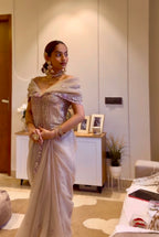 Raha – Tissue Silk Saree with handwork