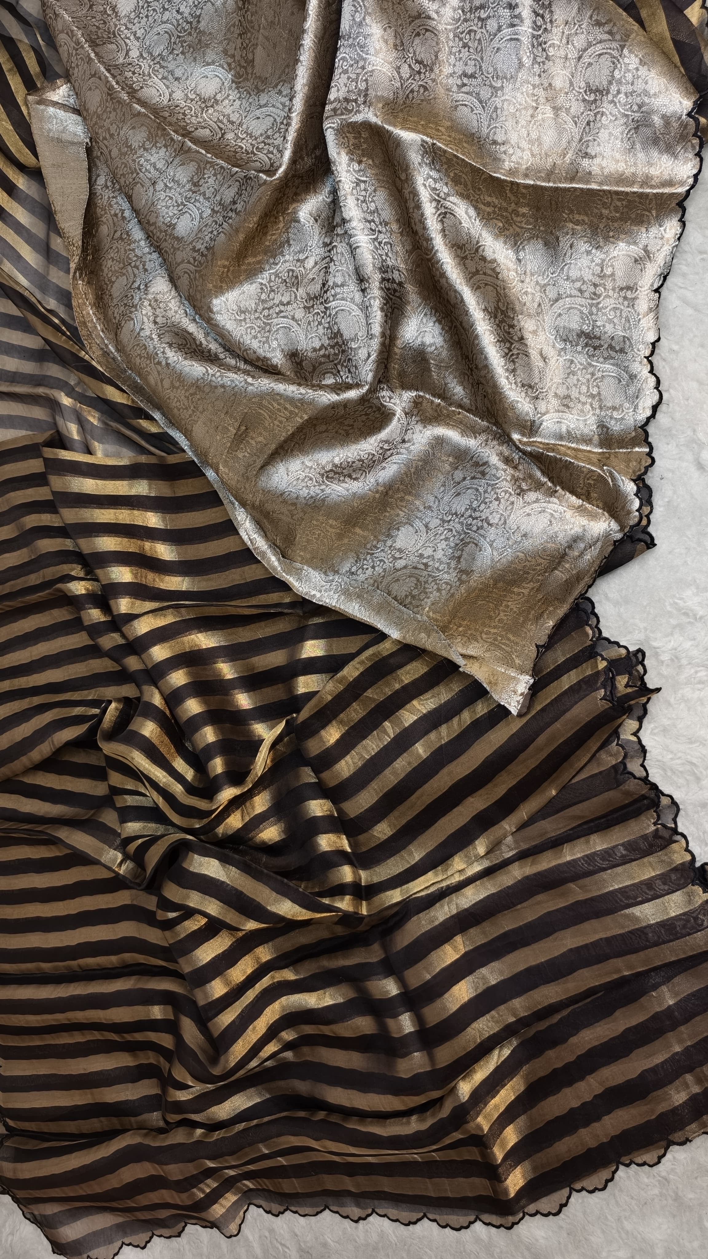 Sidra - Pure Organza Tissue Reshami Zari Silk Saree